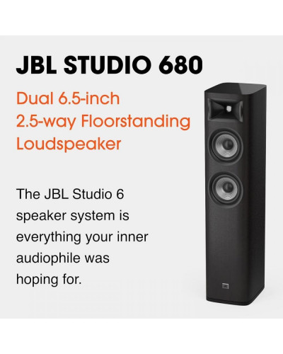 Фронтальні акустичні колонки JBL Studio 680 Dark Walnut (JBLS680DKW)