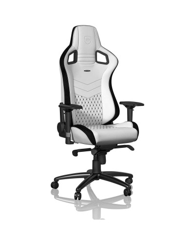 Комп'ютерне крісло для геймера Noblechairs Epic PU leather white/black (NBL-PU-WHT-001)