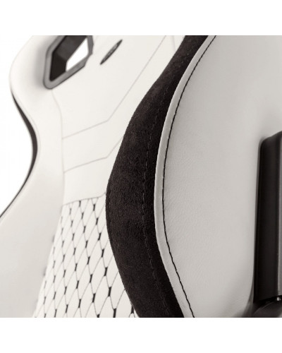 Комп'ютерне крісло для геймера Noblechairs Epic PU leather white/black (NBL-PU-WHT-001)