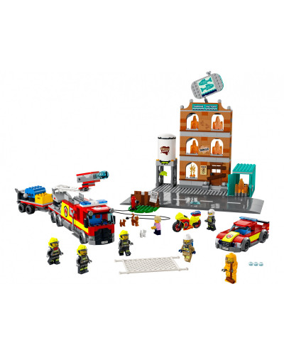 Блоковий конструктор LEGO City Пожарная команда (60321)