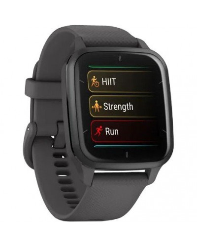 Смарт-годинник Garmin Venu Sq 2 Slate Aluminum Bezel with Shadow Gray Case and Silicone Band (010-02701-00/10/80)