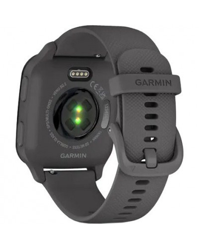 Смарт-годинник Garmin Venu Sq 2 Slate Aluminum Bezel with Shadow Gray Case and Silicone Band (010-02701-00/10/80)