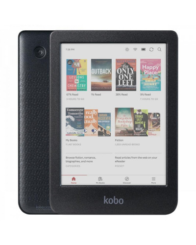 Електронна книга Kobo Clara Colour Black (N367-KU-BK-K-CK)