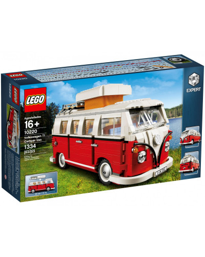 Блоковый конструктор LEGO Volkswagen T1 Фургон-Кемпер (10220)