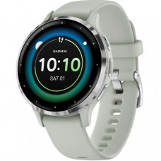 Смарт-годинник Garmin Venu 3S Silver S. Steel Bezel w. Sage Gray Case and S. Band (010-02785-01/51)