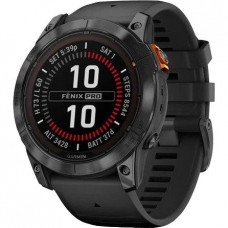 Смарт-годинник Garmin Fenix 7X Pro Solar Slate Gray w. Black Band (010-02778-00/01)