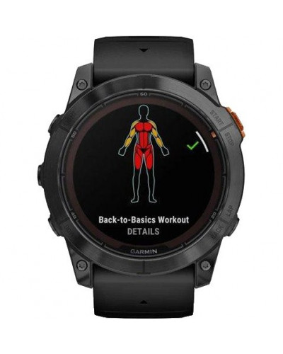 Смарт-годинник Garmin Fenix 7X Pro Solar Slate Gray w. Black Band (010-02778-00/01)