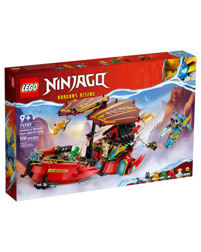 Блоковый конструктор LEGO Ninjago Дар судьбы - гонки со временем (71797)