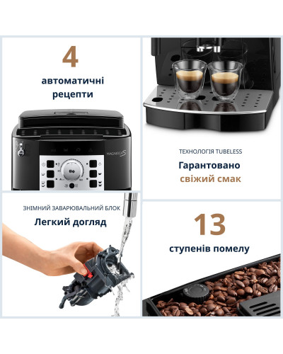 Кавомашина автоматична Delonghi Magnifica S ECAM 22.110.B