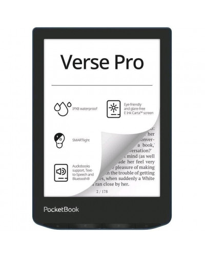 Электронная книга с подсветкой PocketBook 634 Verse Pro Passion Red (PB634-3-WW)