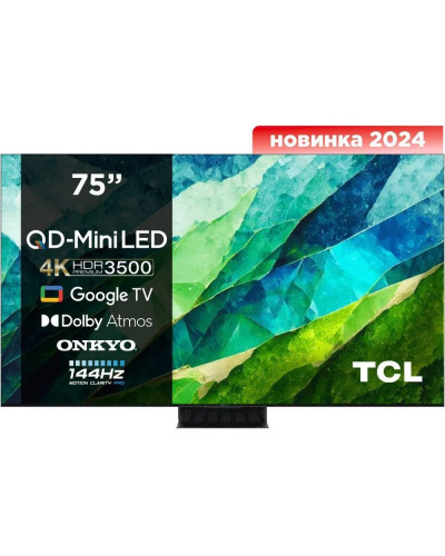 QLED телевізор TCL 75C855