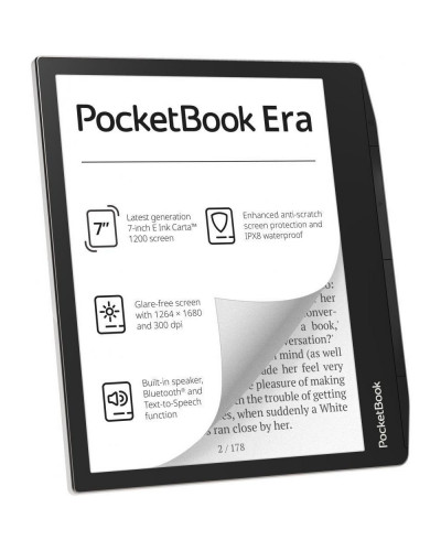 Електронна книга з підсвічуванням PocketBook 700 Era Stardust Silver (PB700-U-16-WW)