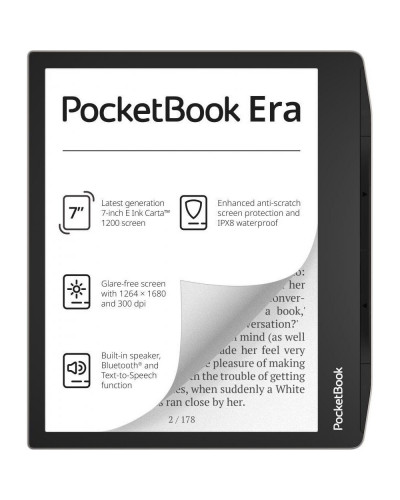 Електронна книга з підсвічуванням PocketBook 700 Era Stardust Silver (PB700-U-16-WW)