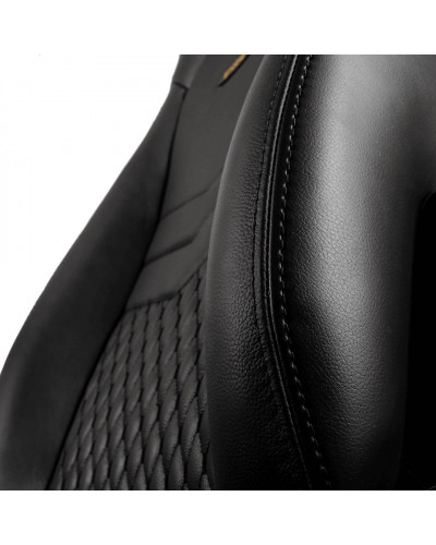 Комп'ютерне крісло для геймера Noblechairs Icon real leather black (NBL-ICN-RL-BLA)