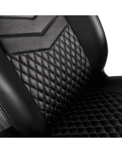 Комп'ютерне крісло для геймера Noblechairs Icon real leather black (NBL-ICN-RL-BLA)