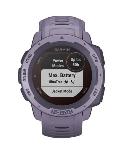 Смарт-годинник Garmin Instinct Solar Orchid (010-02293-02/010-02293-12)