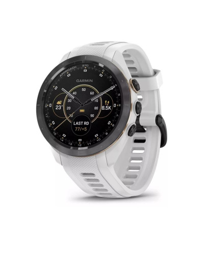 Смарт-годинник Garmin Approach S70 42mm B. Ceramic Bezel with White S. Band (010-02746-00/10)