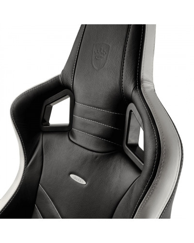 Комп'ютерне крісло для геймера Noblechairs Epic real leather black/white/red (NBL-RL-EPC-001)