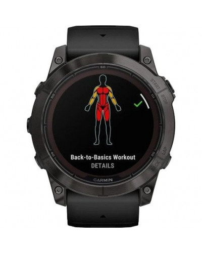 Смарт-годинник Garmin Fenix 7X Pro Sapphire Solar Carbon G. DLC Tit. with Black Band (010-02778-10/11/54)