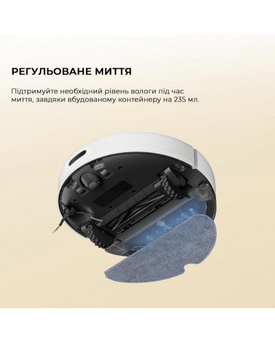 Робот-пилосос з вологим прибиранням Dreame D9 MAX White Gen 2 (RLD34GA-Wh)