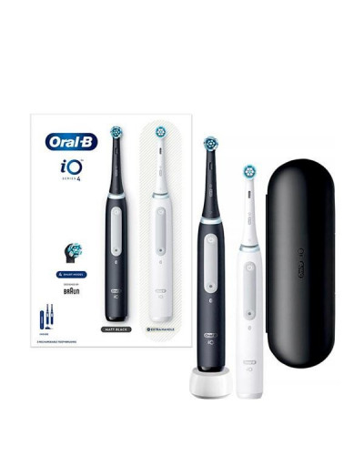 Електрична зубна щітка Oral-B iO Series 4 Duo Black+White