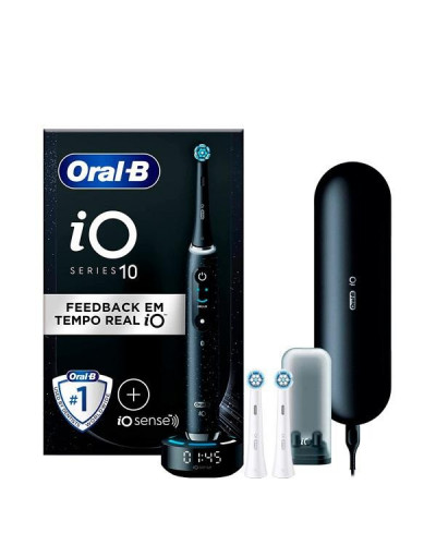 Електрична зубна щітка Oral-B iO 10 Cosmic Black (iOM10.1B4.2AD) 3 насадки