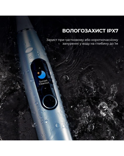 Електрична зубна щітка Oclean X Pro Digital Set Electric Toothbrush Glamour Silver (6970810552584)