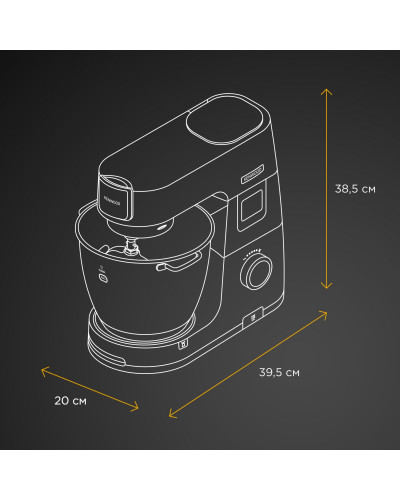 Кухонна машина Kenwood Titanium Chef Patissier XL KWL90.004SI