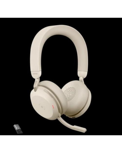 Навушники з мікрофоном JABRA EVOLVE2 75 MS Stereo USB-A Biege (27599-999-998)