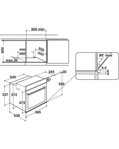 Духовка електрична Whirlpool OAKZ9 7961 SP NB