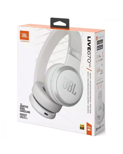 Наушники с микрофоном JBL Live 670NC White (JBLLIVE670NCWHT)