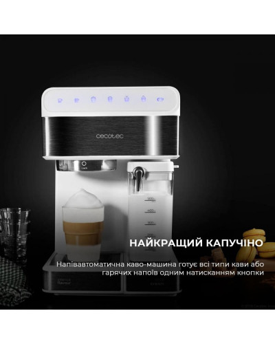 Рожковая кофеварка эспрессо CECOTEC Cumbia Power Instant-ccino 20 Touch Bianca (01557)