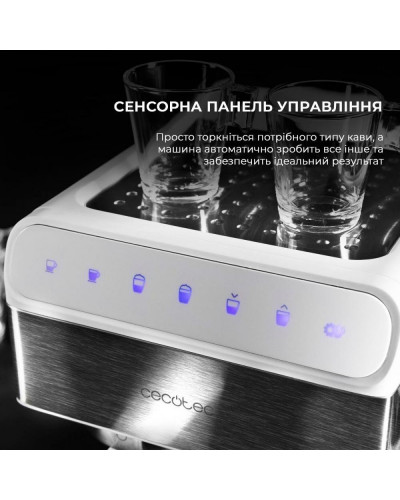 Рожковая кофеварка эспрессо CECOTEC Cumbia Power Instant-ccino 20 Touch Bianca (01557)