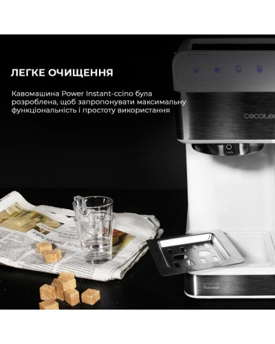 Рожковая кофеварка эспрессо CECOTEC Cumbia Power Instant-ccino 20 Touch Bianca (01557)