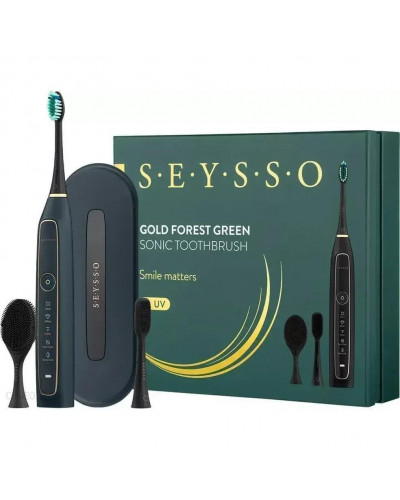 Електрична зубна щітка SEYSSO Gold Forest Green