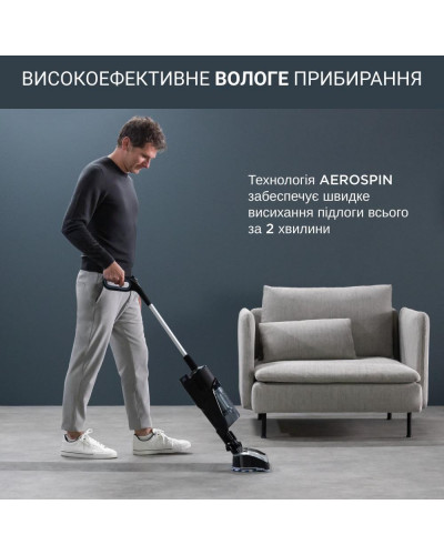 Миючий вертикальний пилосос (1в1) Rowenta X-Combo GZ3039WO