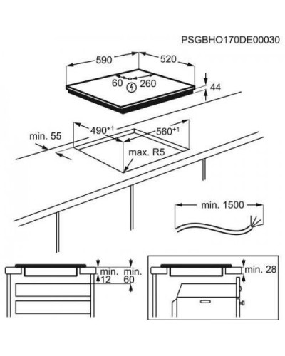 Варочная поверхность электрическая Electrolux CIV654