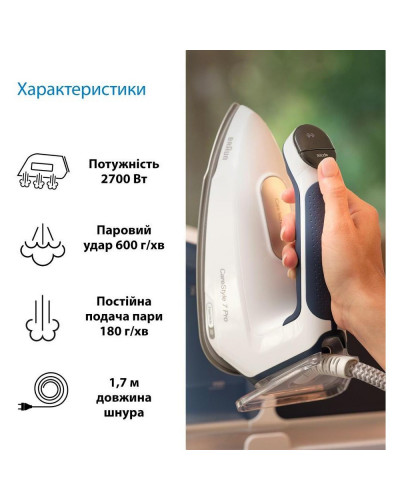 Парогенератор Braun CareStyle 7 Pro IS 7282 BL