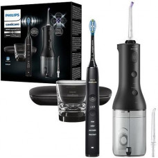 Зубной центр Philips Sonicare Water Flosser + DiamondClean 9000 Black HX3866/43