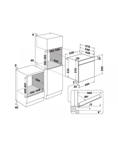 Духовка электрическая Whirlpool OMK58CU1SB