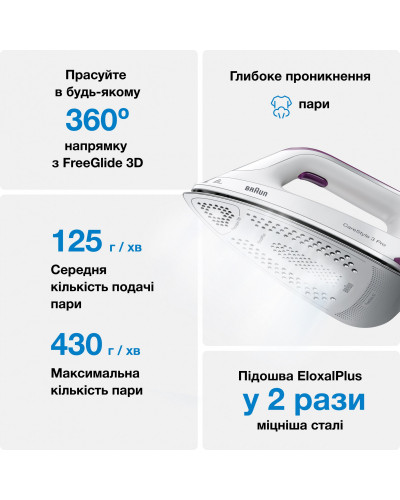 Парогенератор Braun CareStyle 3 Pro IS 3155 VI