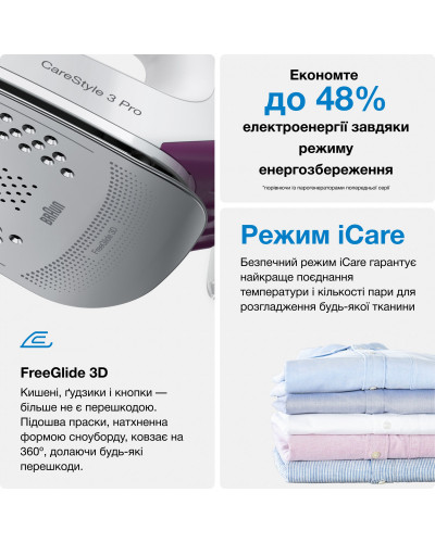 Парогенератор Braun CareStyle 3 Pro IS 3155 VI