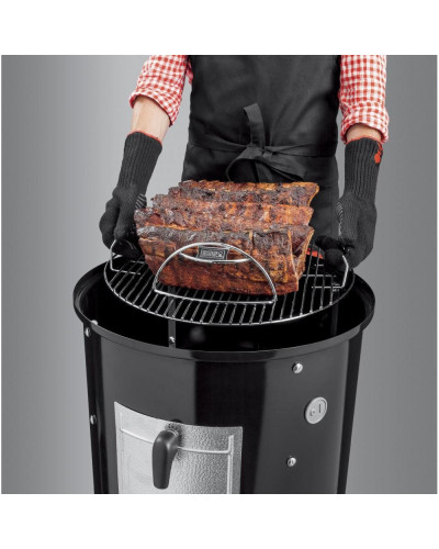 Вугільна гриль-коптильня Weber Коптильня Smokey Mountain Cooker 57см (731004)