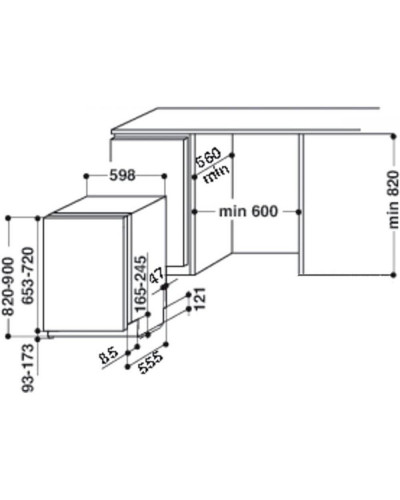 Посудомийна машина Whirlpool WI 3010