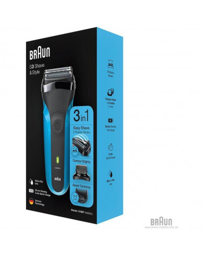 Електробритва чоловіча Braun Series 3 Shave&Style 3010BT