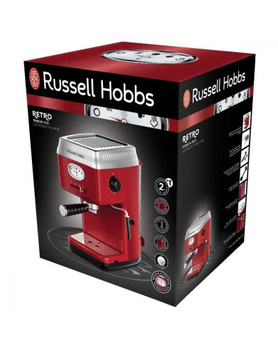 Ріжкова кавоварка еспресо Russell Hobbs Retro 28250-56