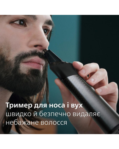 Машинка для стрижки + тример Philips Multigroom All-in-One Trimmer Series 9000 15in1 MG9552/15