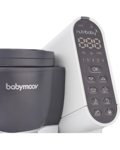 Дитяча пароварка-блендер Babymoov Nutribaby+ Gray (A001124)