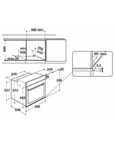 Духовка електрична Hotpoint-Ariston FI7 861 SH BL HA