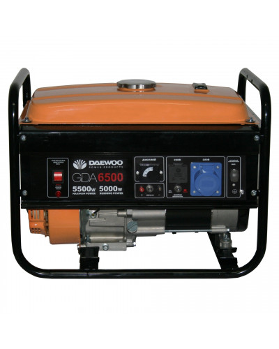 Бензиновий генератор Daewoo Power GDA 6500